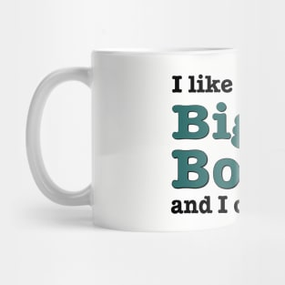 I like big books and I cannot lie with cartoon books Mug